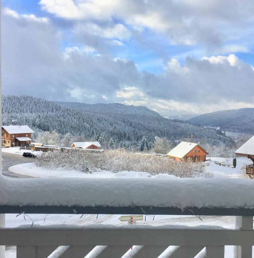 Chalet Le Flocon Bleu - Mauselaine Avec Vue Sur Le Lac De Gérardmer Exteriér fotografie